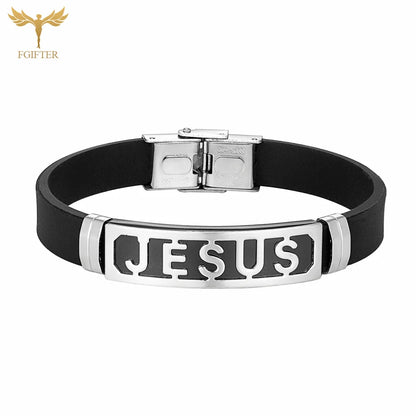 JESUS Silicone Bracelets JESUS LOVES YOU