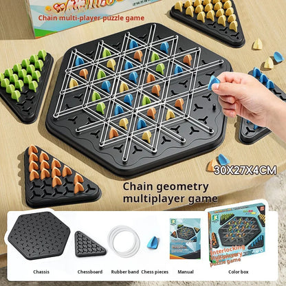 Chain Triangle Chess Game Band  Educational Interactive Game