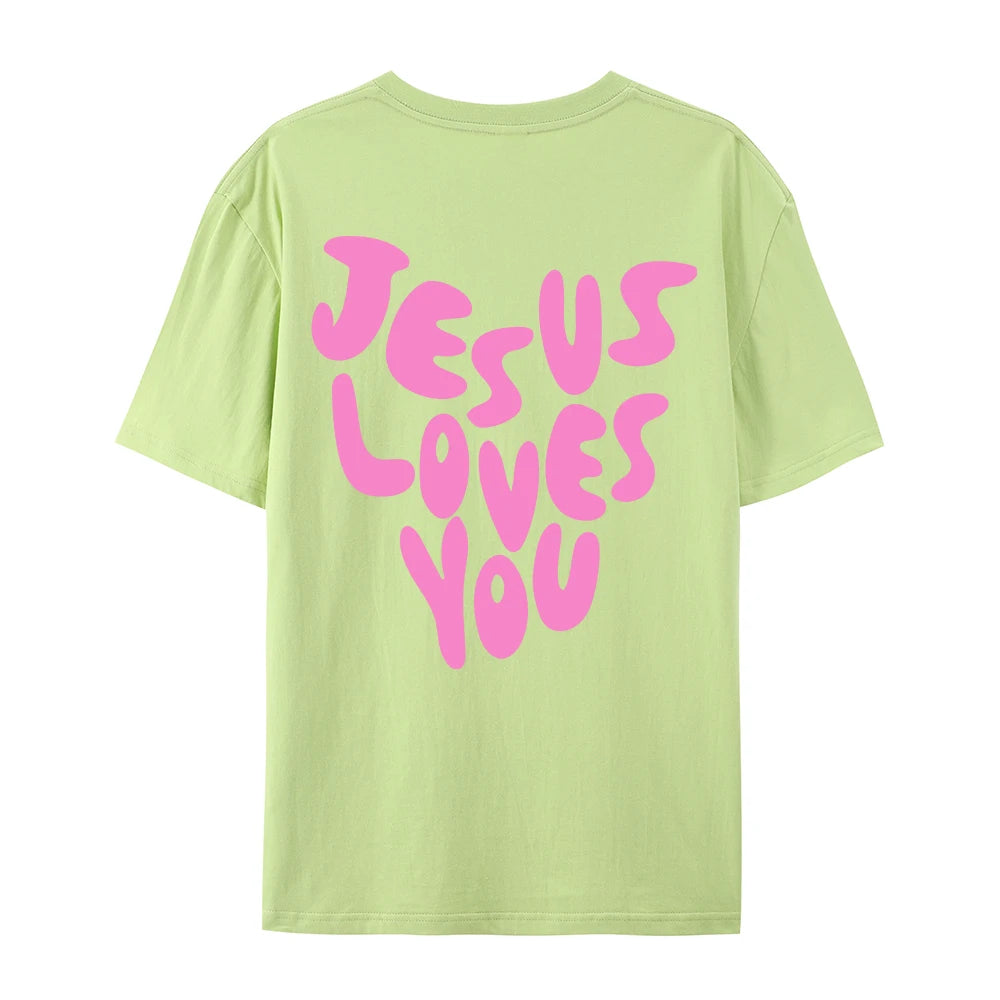 Jesus Loves Me  Cotton T-Shirts