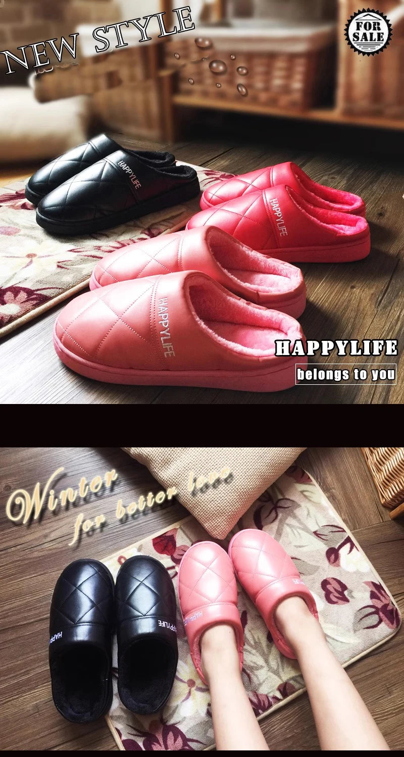 New cotton slippers for men and women