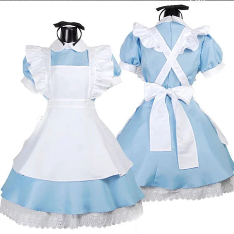 Cosplay Costume Lolita Dress Maid Apron F