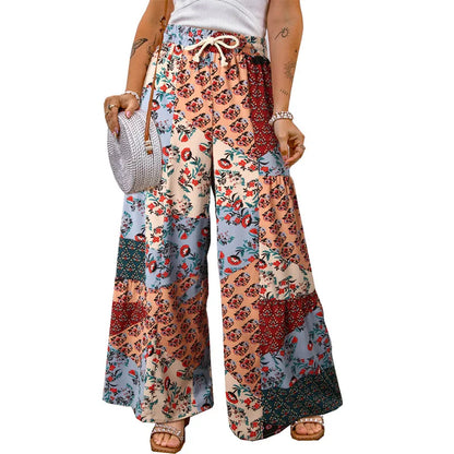 Women's Floral Print Pants -
