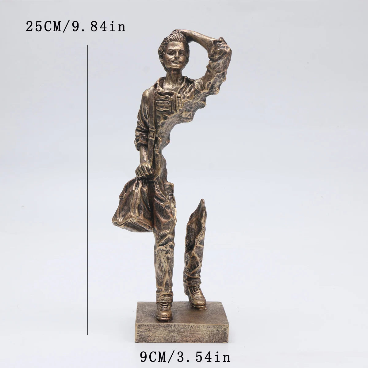 Traveler Sculpture - Abstract Resin Decor