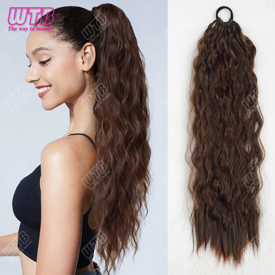 Synthetic braided wig