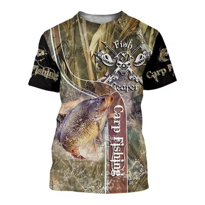 T-shirts For Men Carp Fishing