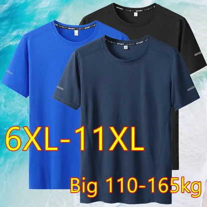 T-shirt Big Size 9XL for  Oversized T Shirt