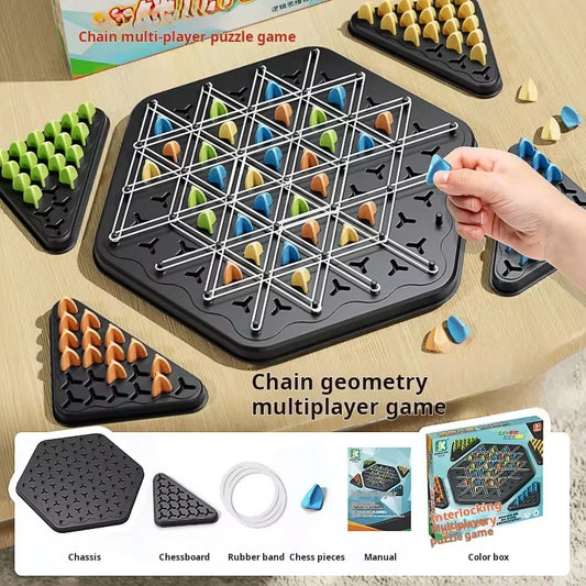 Chain Triangle Chess Game Band  Educational Interactive Game