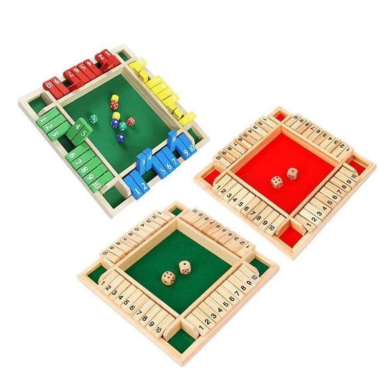 Shut The Box Dice Board Game