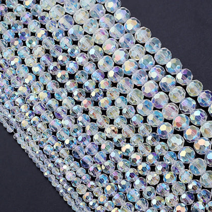 4/6/8/10mm AB Color Crystal Round Glass beads