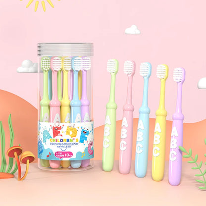 4/10 pcs Children's soft bristled toothbrush