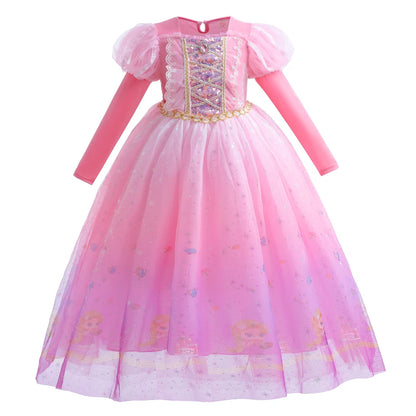 Disney Princess Rapunzel Girl Dress