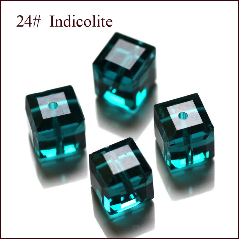 cube beads crystal