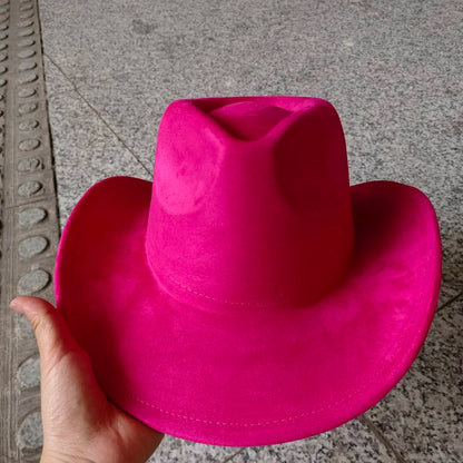 Suede cowboy hat