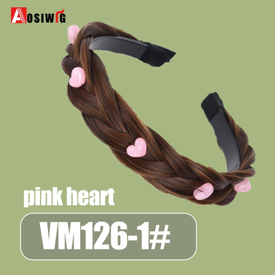 Synthetic Fishbone Braided Headband