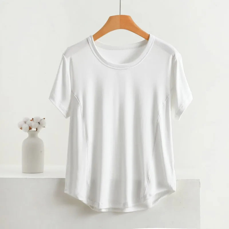 XL to 8XL plus size O-Neck Tshirts Women's basic