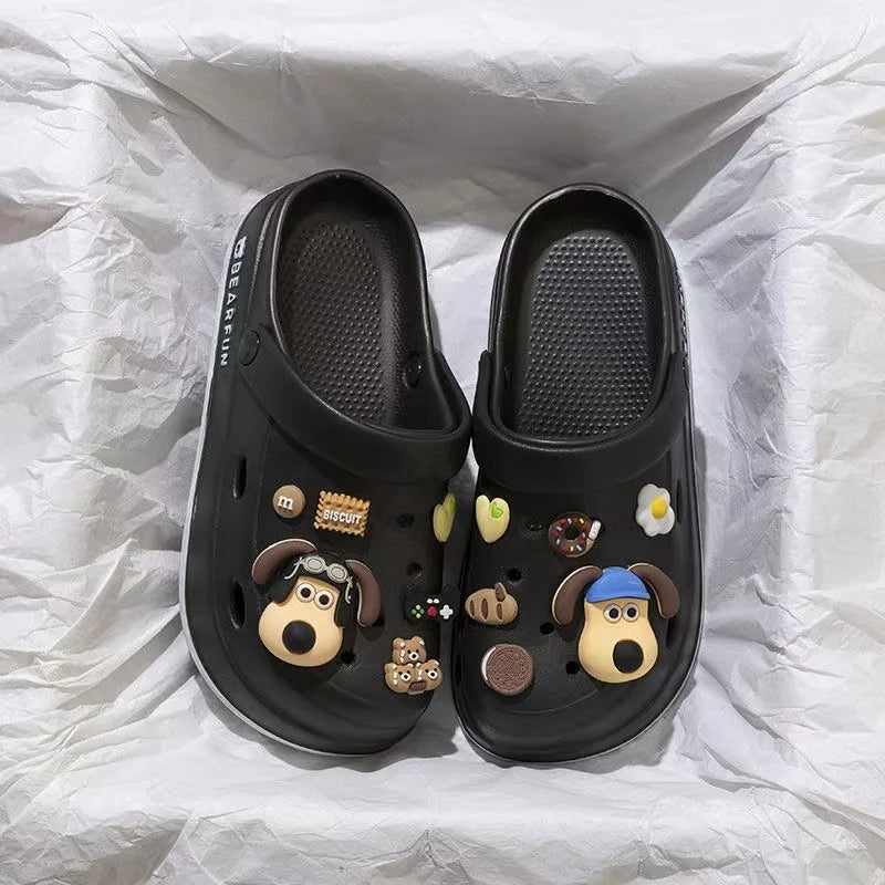 Women's rubber shoes like crocs