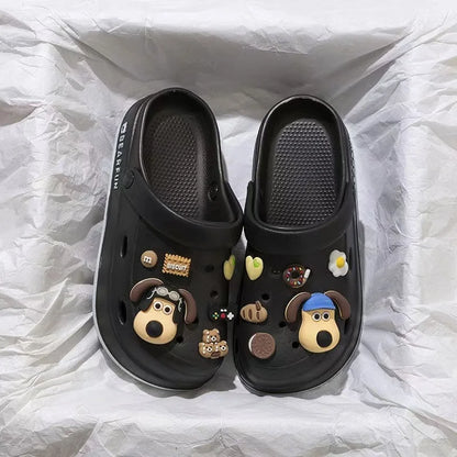 Women's rubber shoes like crocs