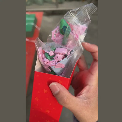 24 Days Flower Bouquet Building Blocks