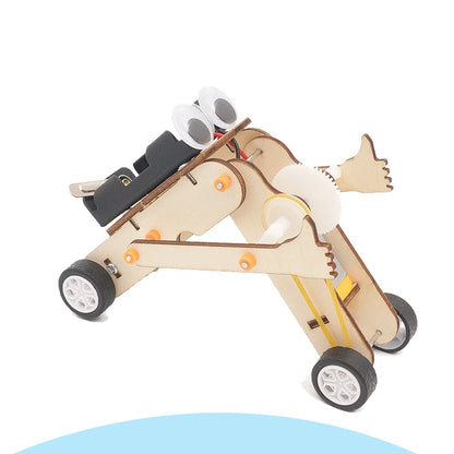 Kids DIY Robot Assembling Model Educational Material Kits Science