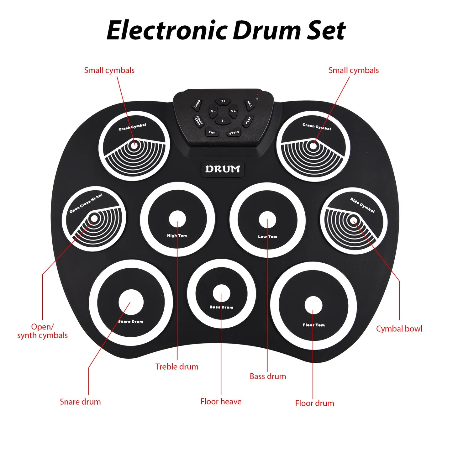 Electronic Drum Set Hand Roll