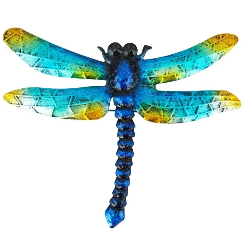 Metal Dragonfly Wall Decoration