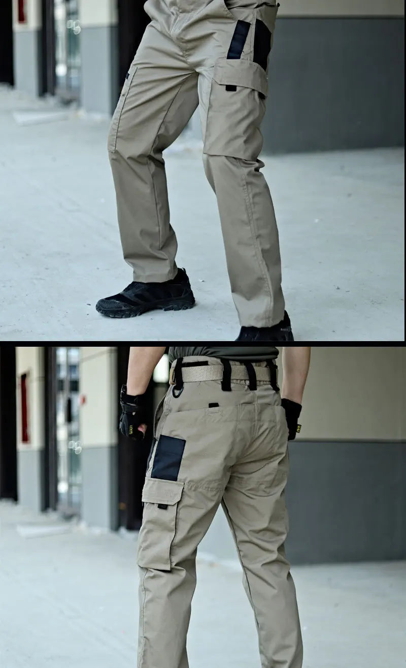 New Tactical Work Pants Men Outdoor Cargo Trousers Multi-pocket