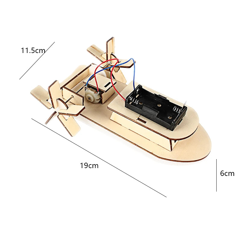Kids DIY Robot Assembling Model Educational Material Kits Science