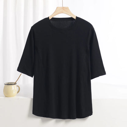 XL to 8XL plus size O-Neck Tshirts Women's basic