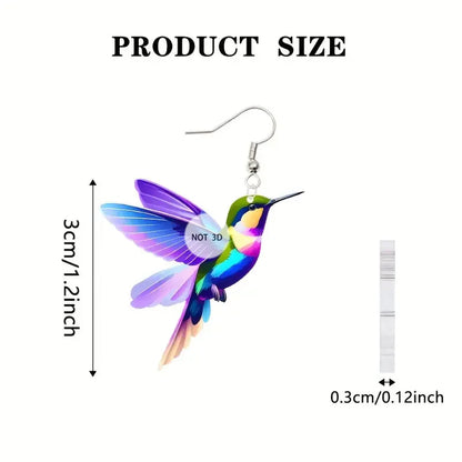 Hummingbird earrings