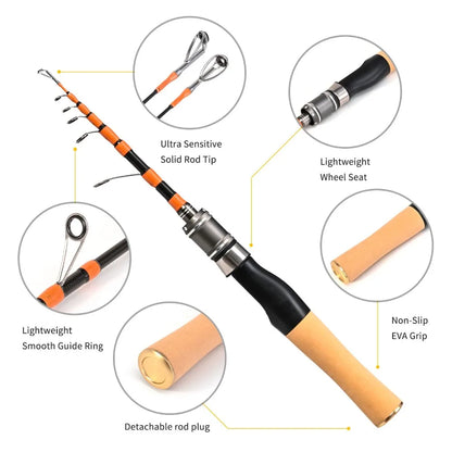 New Casting Telescopic fishing rod