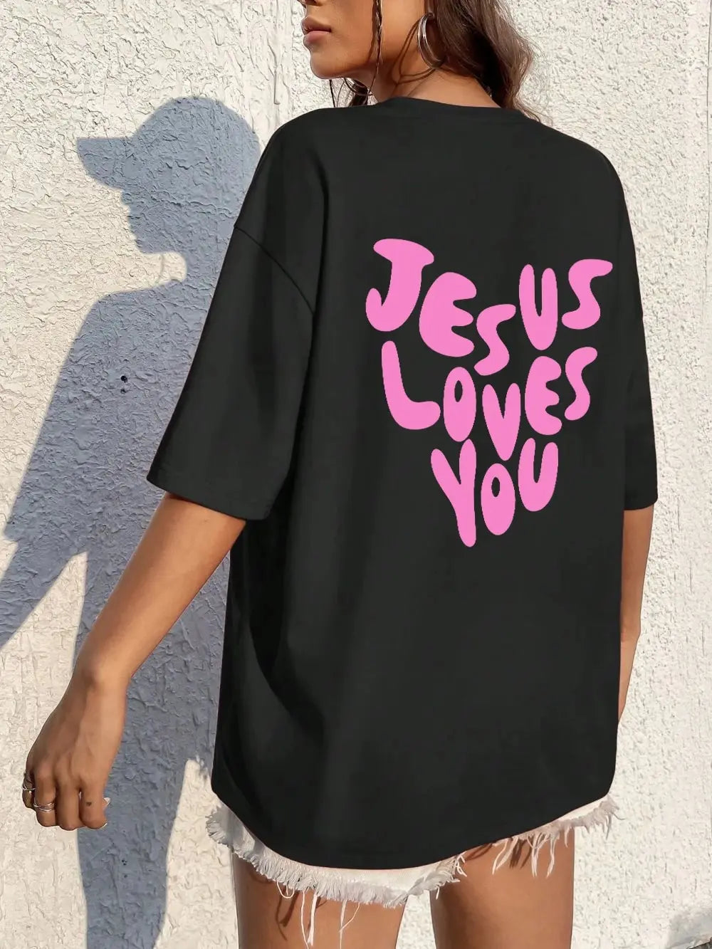 Jesus Loves Me  Cotton T-Shirts