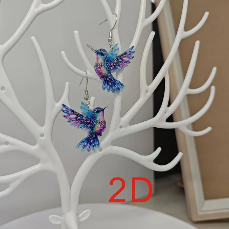 1 set of elegant and stylish acrylic earrings