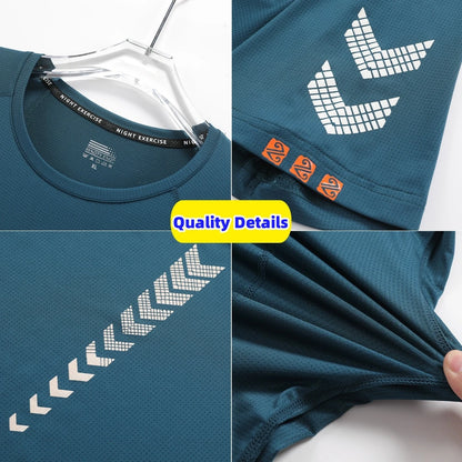 9XL Round Neck Breathable T-shirt