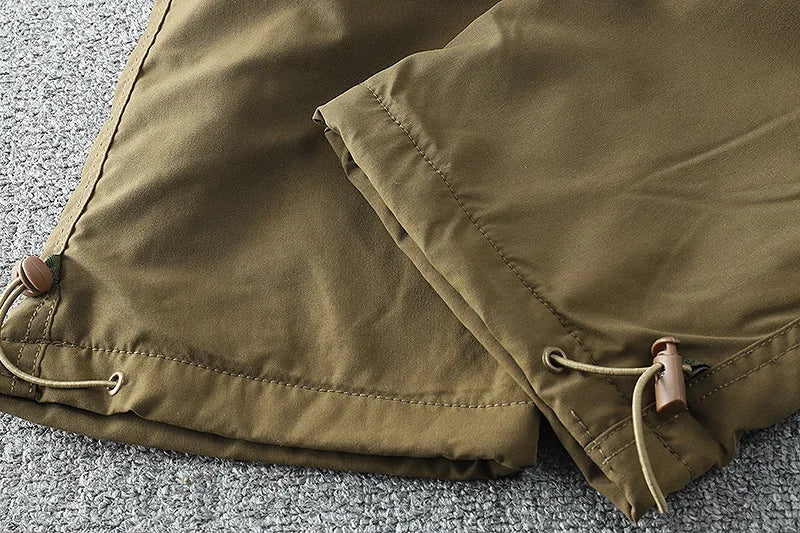 Thick Waterproof Fleece Cargo Pants Men Women Winter Outdoor Multi-pockets