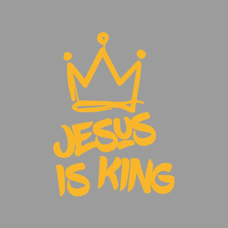 Jesus is King and wears a crown