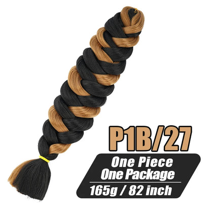 82Inch 165g Ombre Braiding Hair Packs