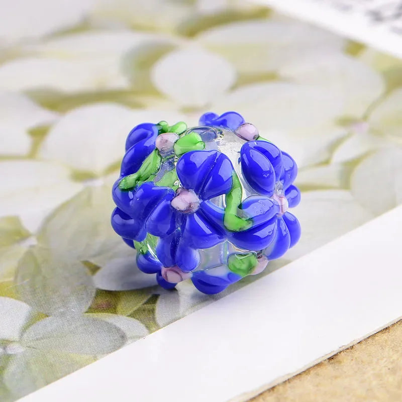 Glass Flower Beads