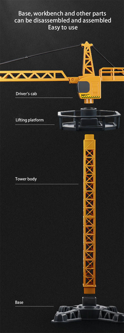 Alloy Tractor Kids Excavator Bulldozer Miniature crane