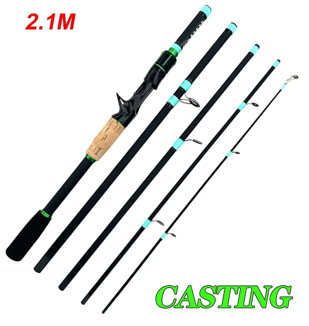 Micro Fish Lure Fishing Rods 1.8m 2.1m Carbon