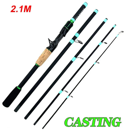 Micro Fish Lure Fishing Rods 1.8m 2.1m Carbon