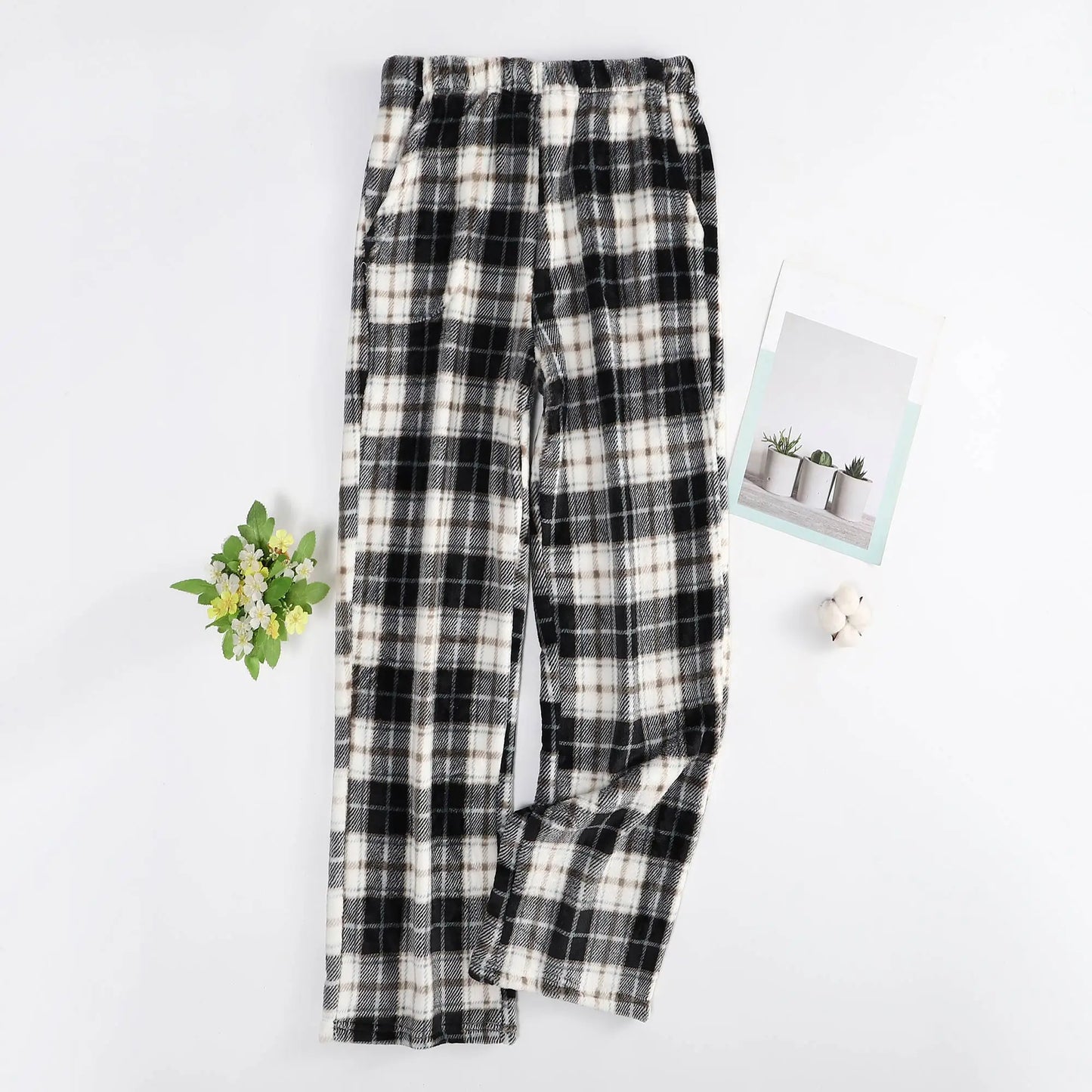 Pajama Pants Plush Sleep Pants Soft
