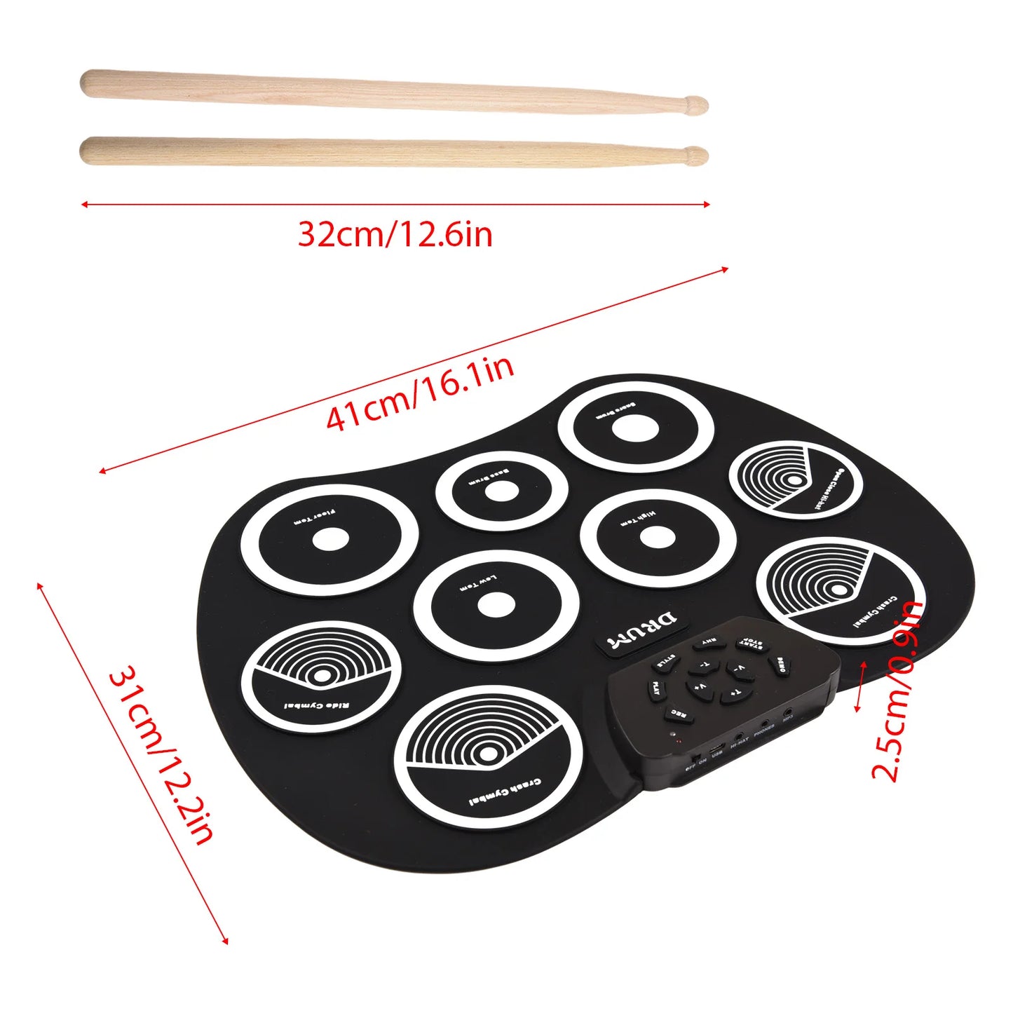 Electronic Drum Set Hand Roll