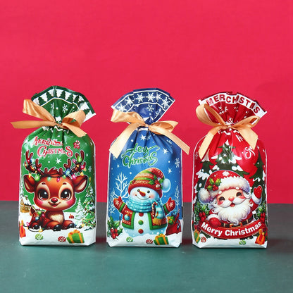 Christmas Drawstring Gift Bags