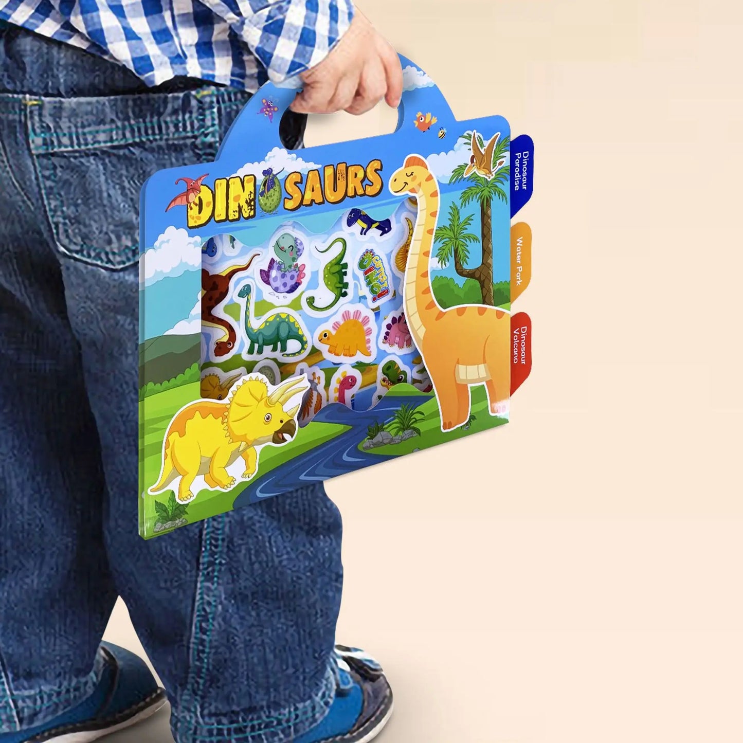 New Children Reusable Scene Cute Stickers