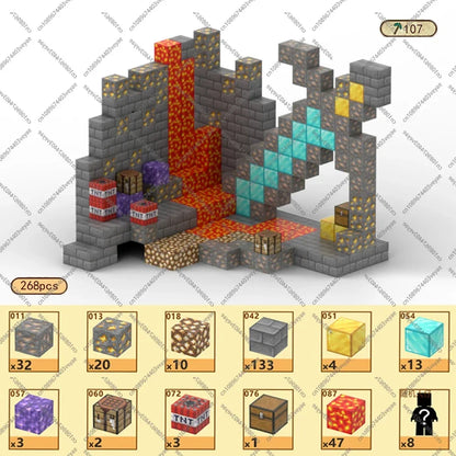 Minecraft Magnetic Building Blocks Mine World Magnet