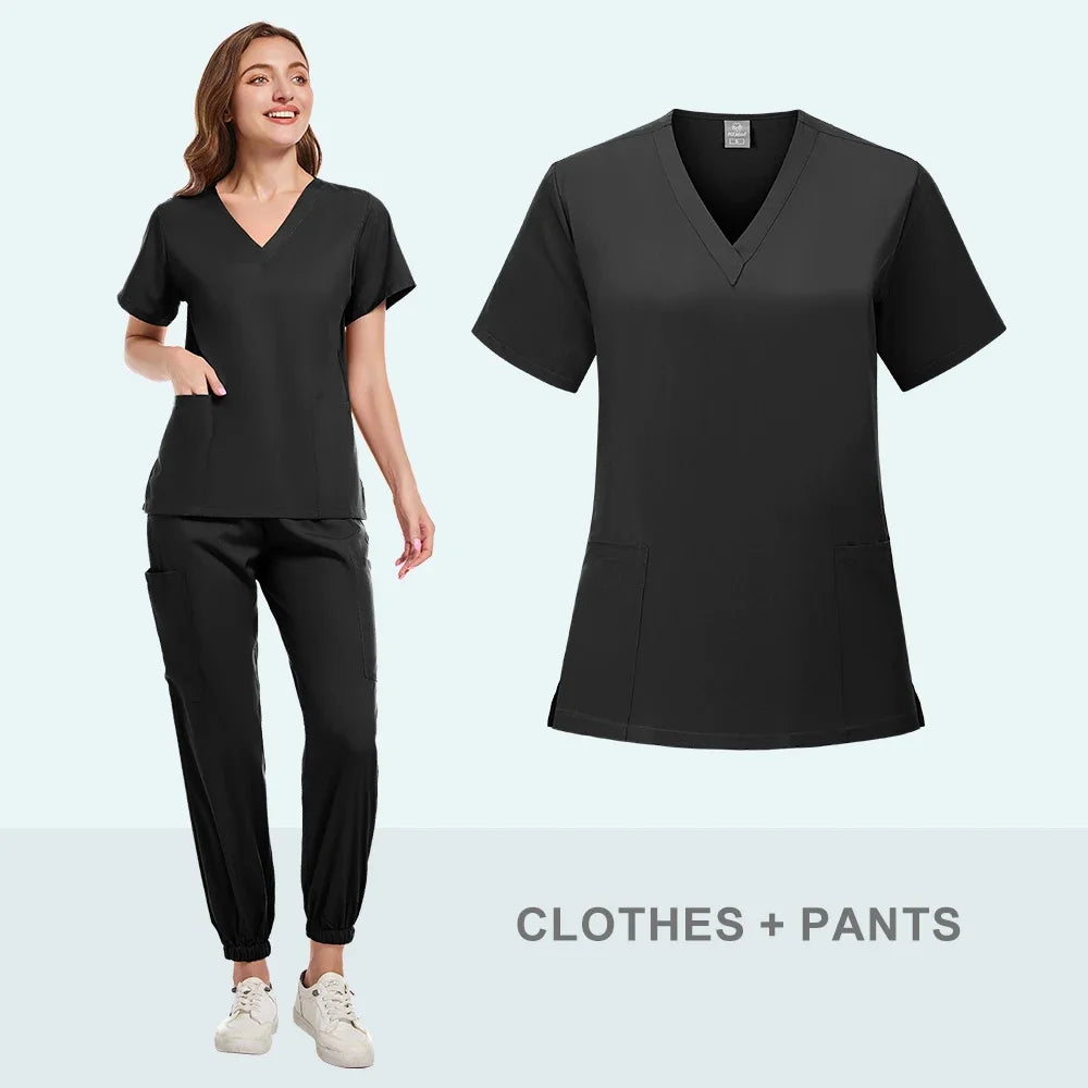 Medical Scrub Suits Uniform Women