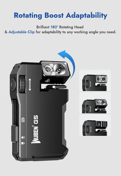 WUBEN G5 EDC Flashlight 400Lumens-Green