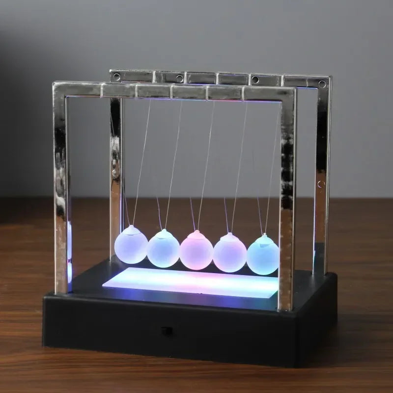 LED Light Up Toy Newton Cradle