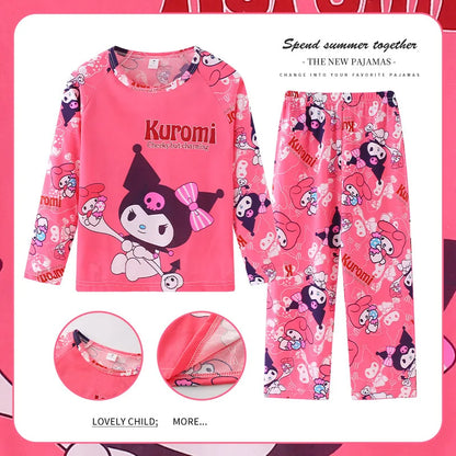 Girls Pajamas Sets Sleepwear Hello Kitty