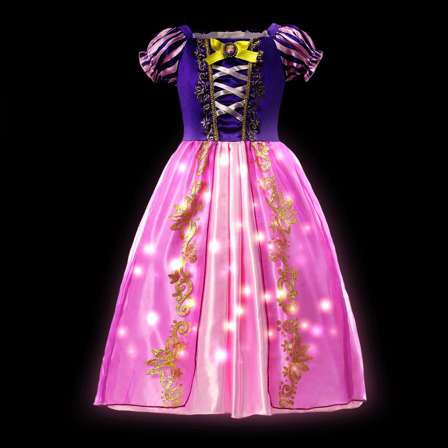 Girl Princess Dress with LED Light